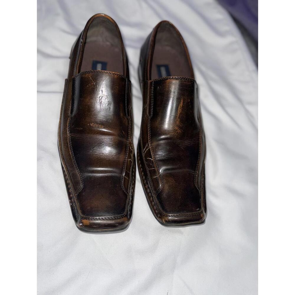 Giorgio Brutini Men's 159042 Slip-On Brown Leather Loafer